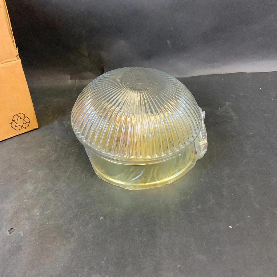 HUBBELL PROGRESS LIGHTING P3405-10 PRISMATIC GLASS BULB FIXTURE ($20 OBO)
