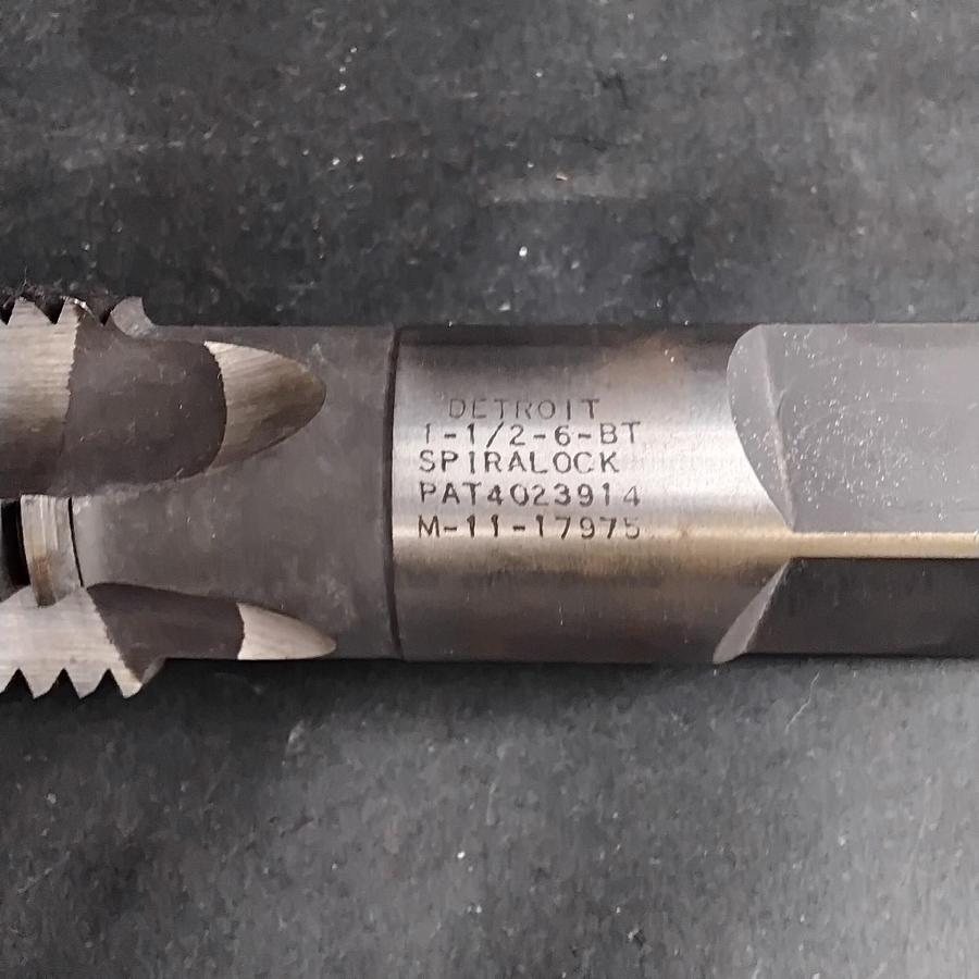 Used DETROIT 1 1/2-6-BT SPIRALOCK TAP ($35 OBO)