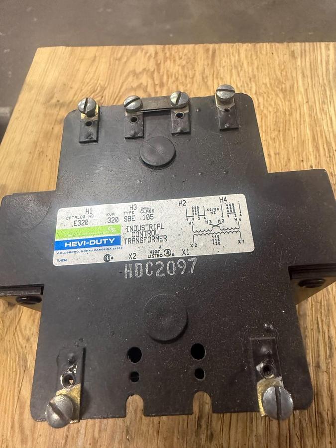 Used HEVII-DUTY E320 TRANSFORMER