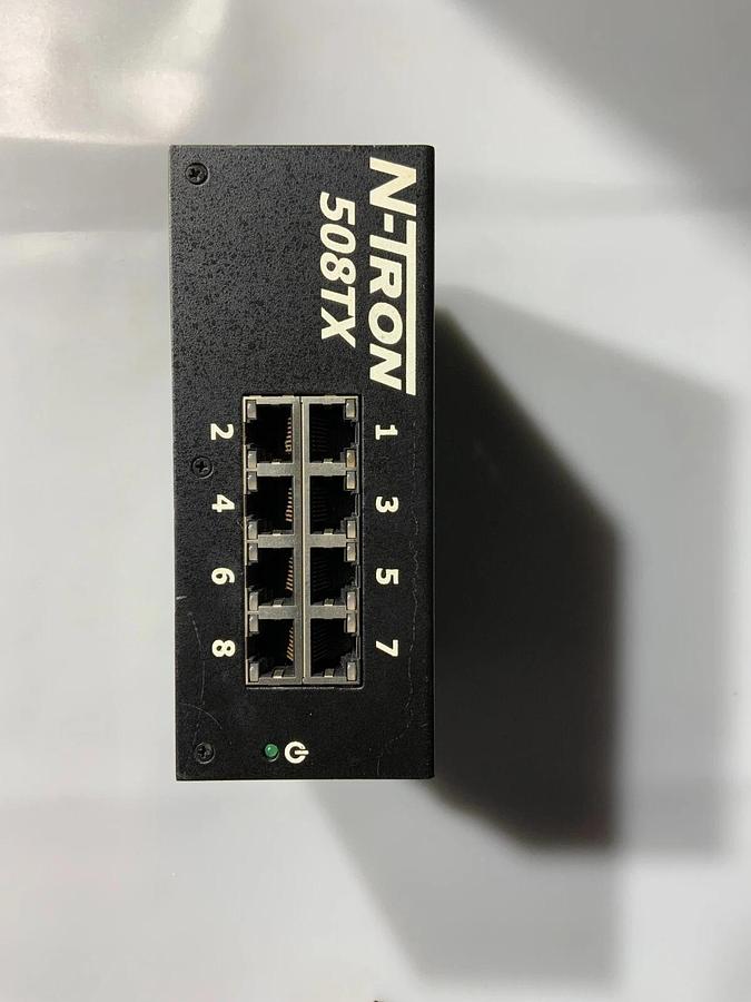 Used RED LION NTRON MODEL 508TX-A (1A) Industrial Ethernet Switch ($149.99 OBO!!!)
