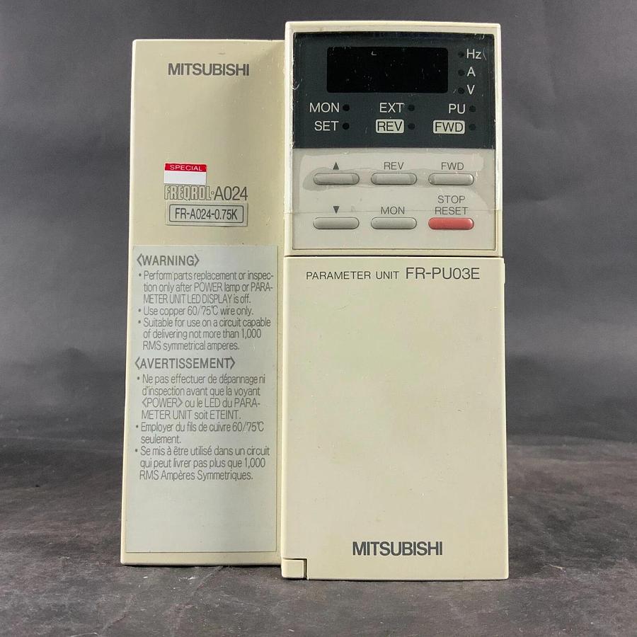 MITSUBISHI FR-A024-0.75K AC DRIVE ($575 OBO)
