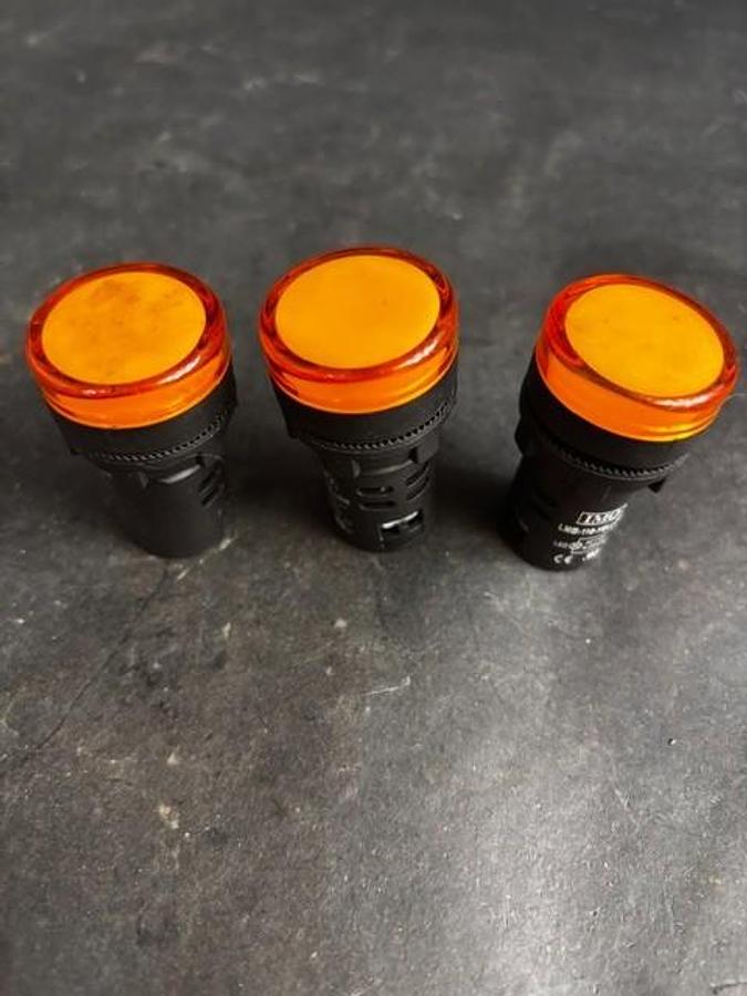 Used IMO LMB-110-YELLOW PILOT LIGHTS - GROUP OF 3 ($14 OBO)