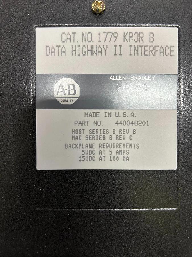 Allen Bradley 1779-KP3R Communication Interface Module NEW OPEN BOX!!! ($1,200)