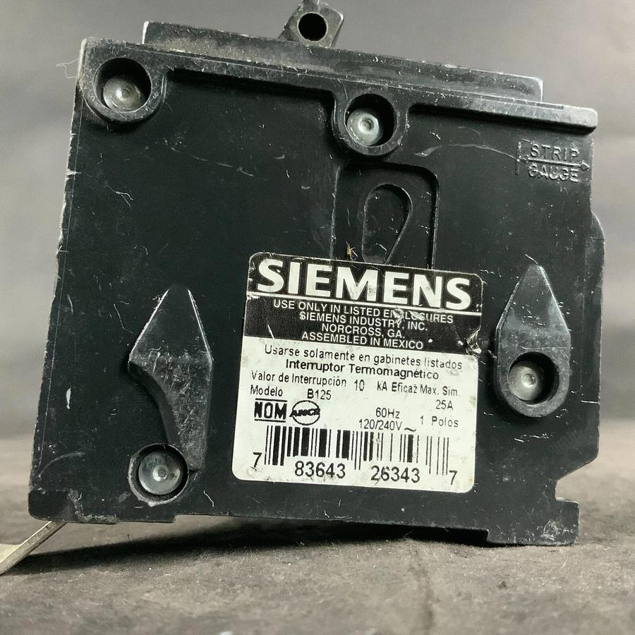 Used SIEMENS B125 CIRCUIT BREAKER ($15 OBO)