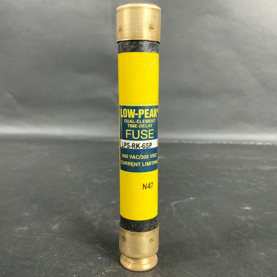 Refurbished BUSSMANN LPS-RK-6SP LOW PEAK FUSE ($5 OBO) - REFURBISHED