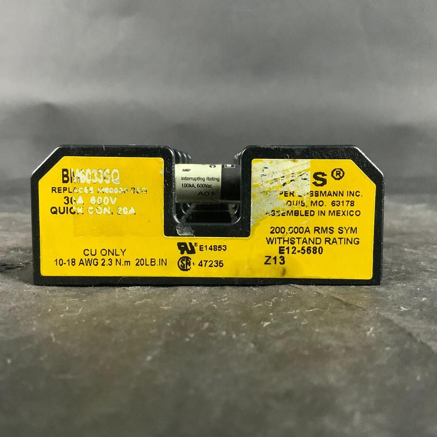 Used BUSSMANN BM6033SQ FUSE HOLDER ($15 OBO)