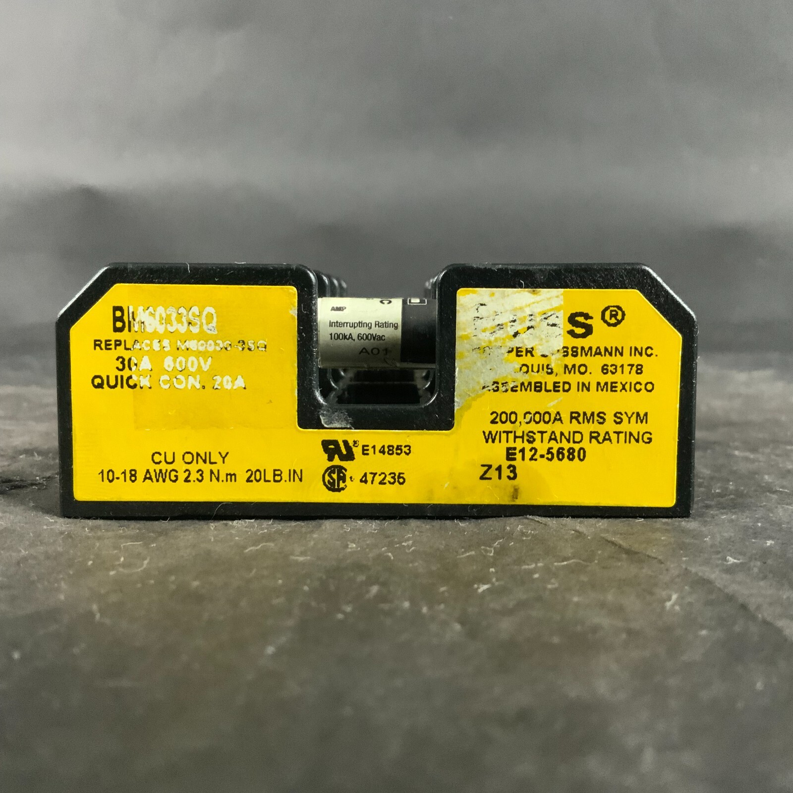 Used BUSSMANN BM6033SQ FUSE HOLDER ($15 OBO)