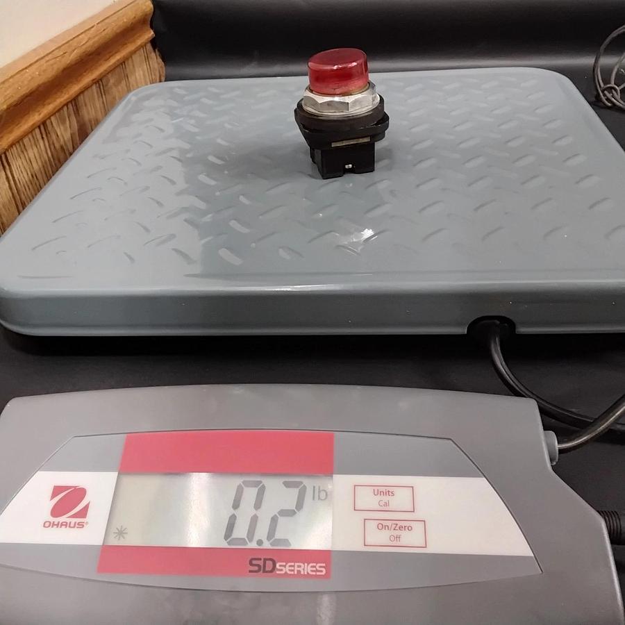 Used TELEMECANIQUE XB3BV644 RED PILOT LIGHT ($10 OBO)