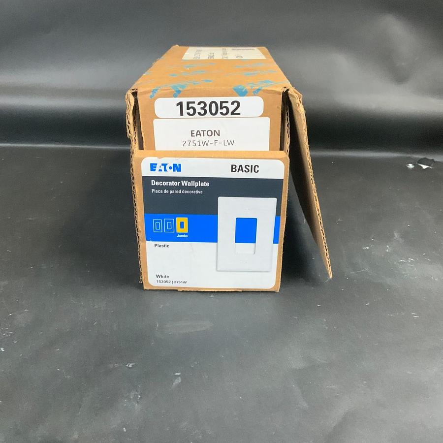 EATON 2715W-F-LW WALLPLATE - BOX OF 40 ($55 OBO)