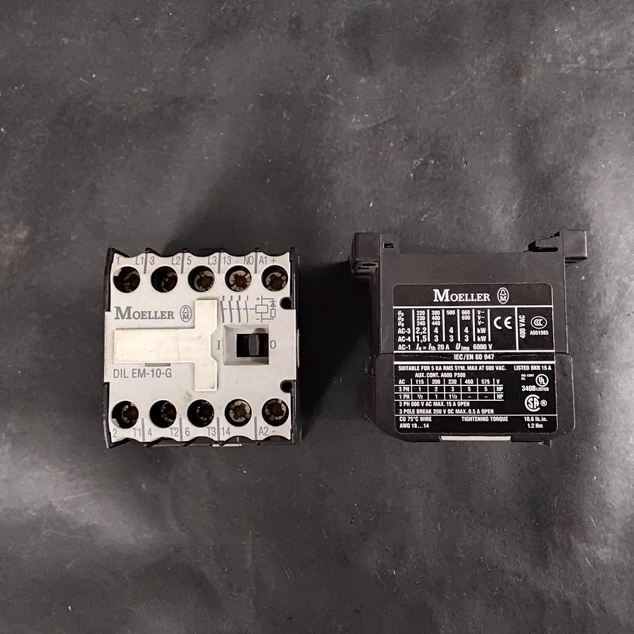Used MOELLER DILEM-10-G CONTACTORS - GROUP OF 2 ($40 OBO)