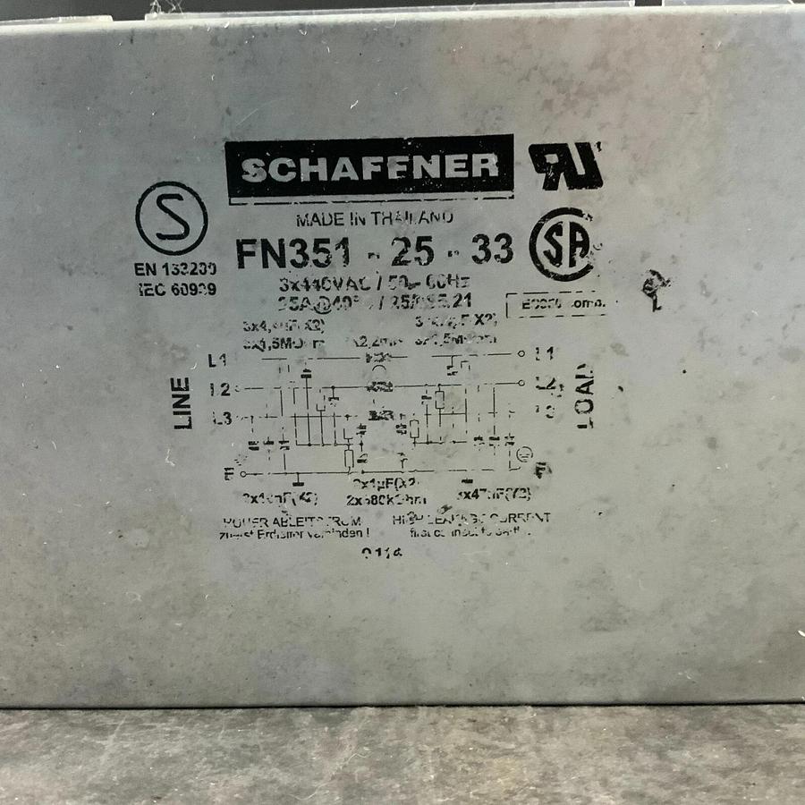 Used SCHAFFNER FN351-25-33 POWER LINE FILTER ($25 OBO)