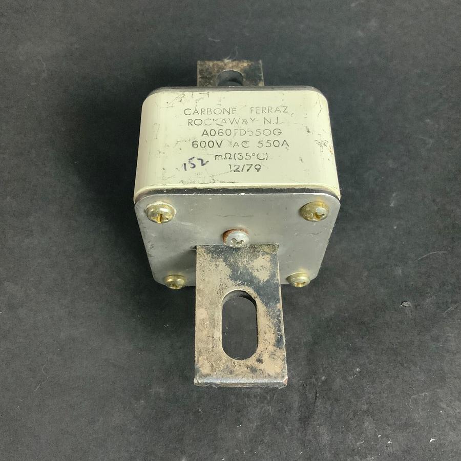 Used CARBONE FERRAZ A060FD550G SEMICONDUCTOR FUSE ($25 OBO)