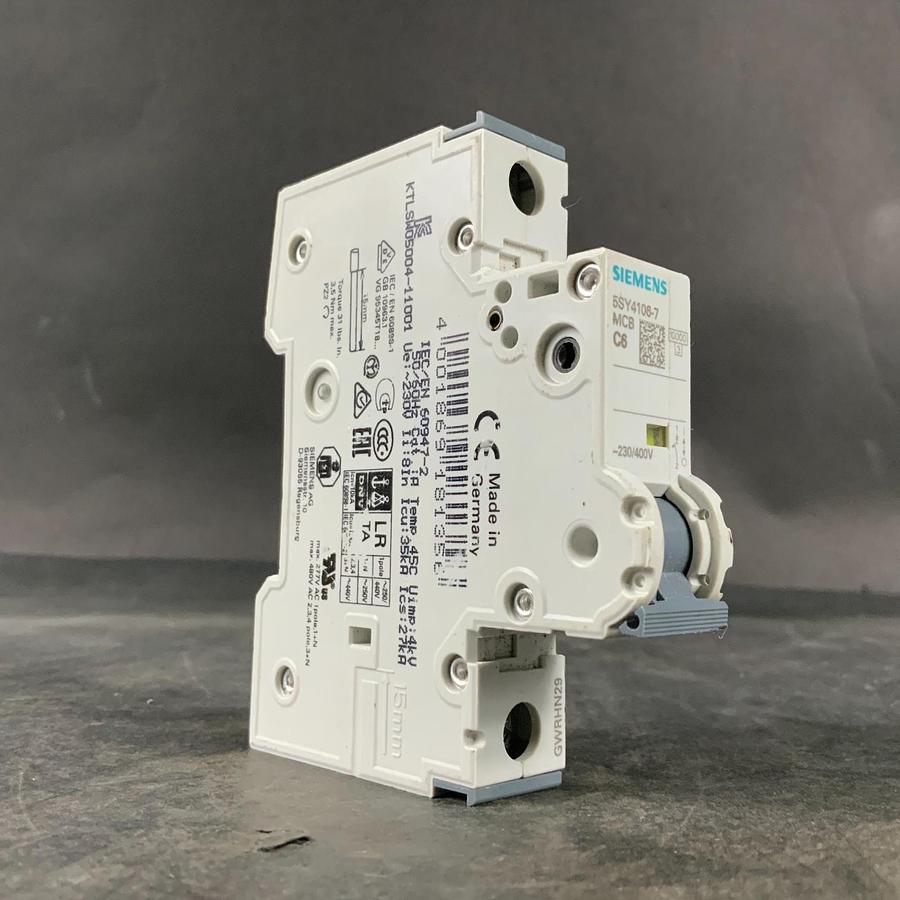 Used SIEMENS 5SY4106-7 C6 CIRCUIT BREAKER ($20 OBO)