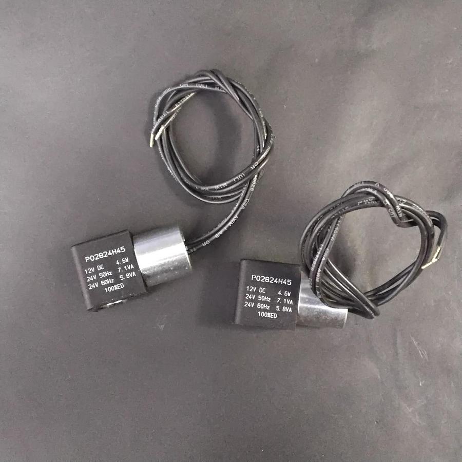 Used PARKER  P02824H45 SOLENOID VALVE COIL-GROUP OF 2 ($150 OBO)