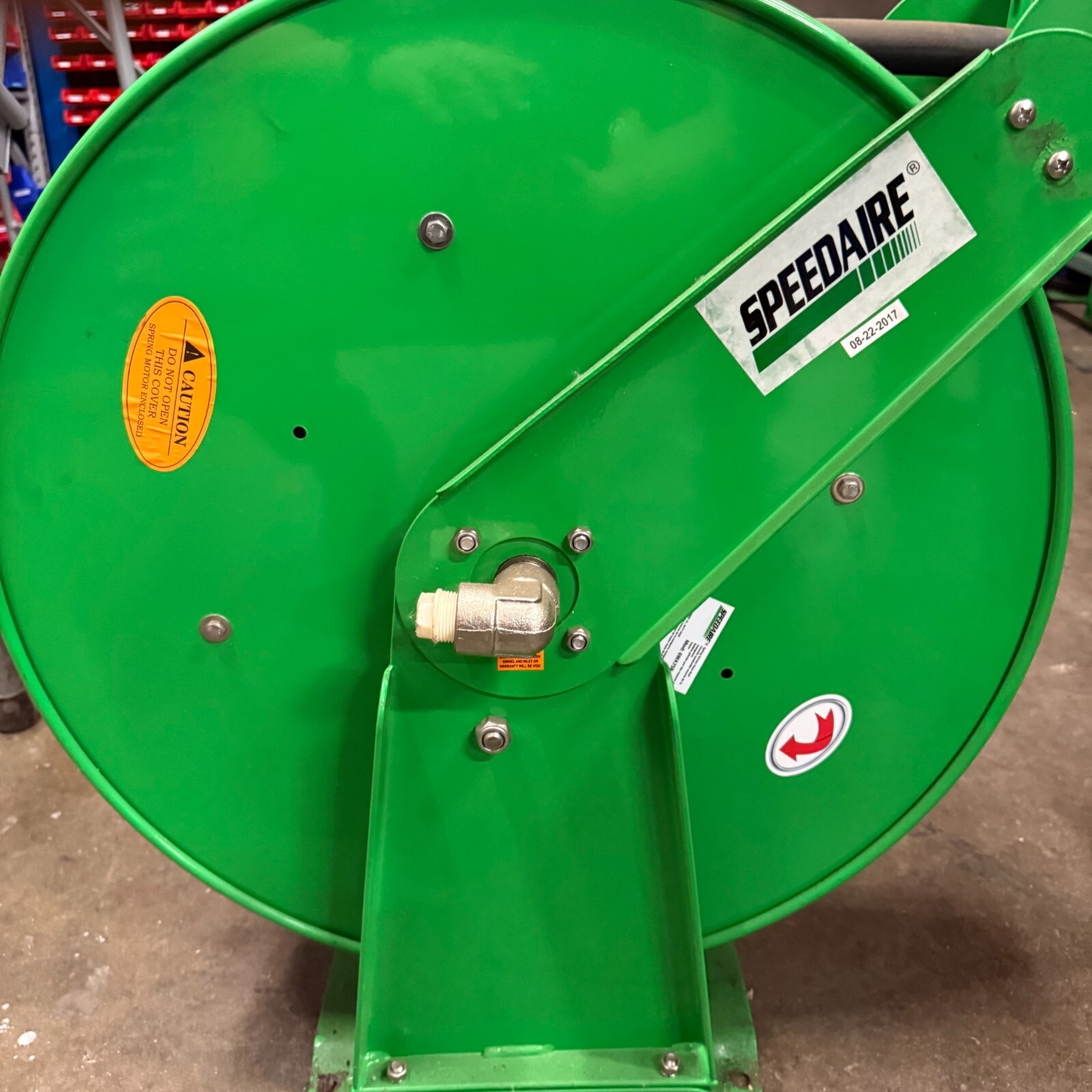Used SPEEDAIRE 6WA75 SPRING RETURN HOSE REEL 50 FT ($500 OBO)
