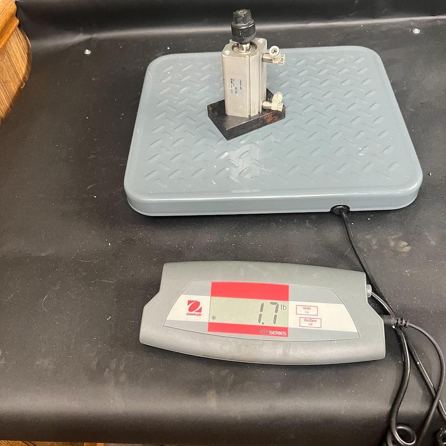 Used SMC CDQ2A25-40DZ COMPACT CYLINDER W/ BASE ($45 OBO)