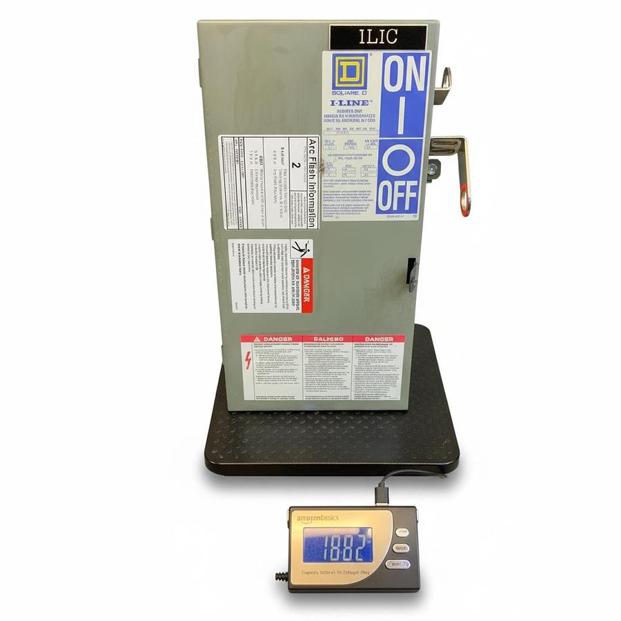 Used SQUARE D I-LINE PQ4610G FUSIBLE BUSWAY PLUG-IN UNIT OEM INDUSTRIAL SWITCHGEAR