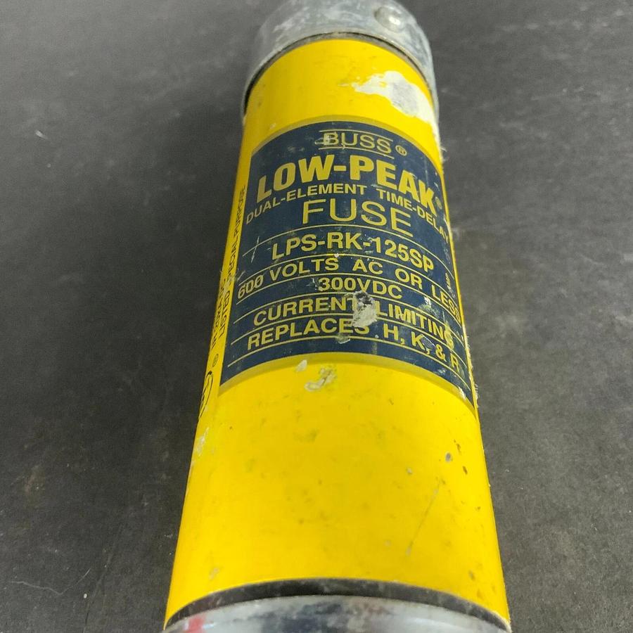 Used BUSSMANN LPS-RK-125SP LOW PEAK FUSE ($20 OBO)