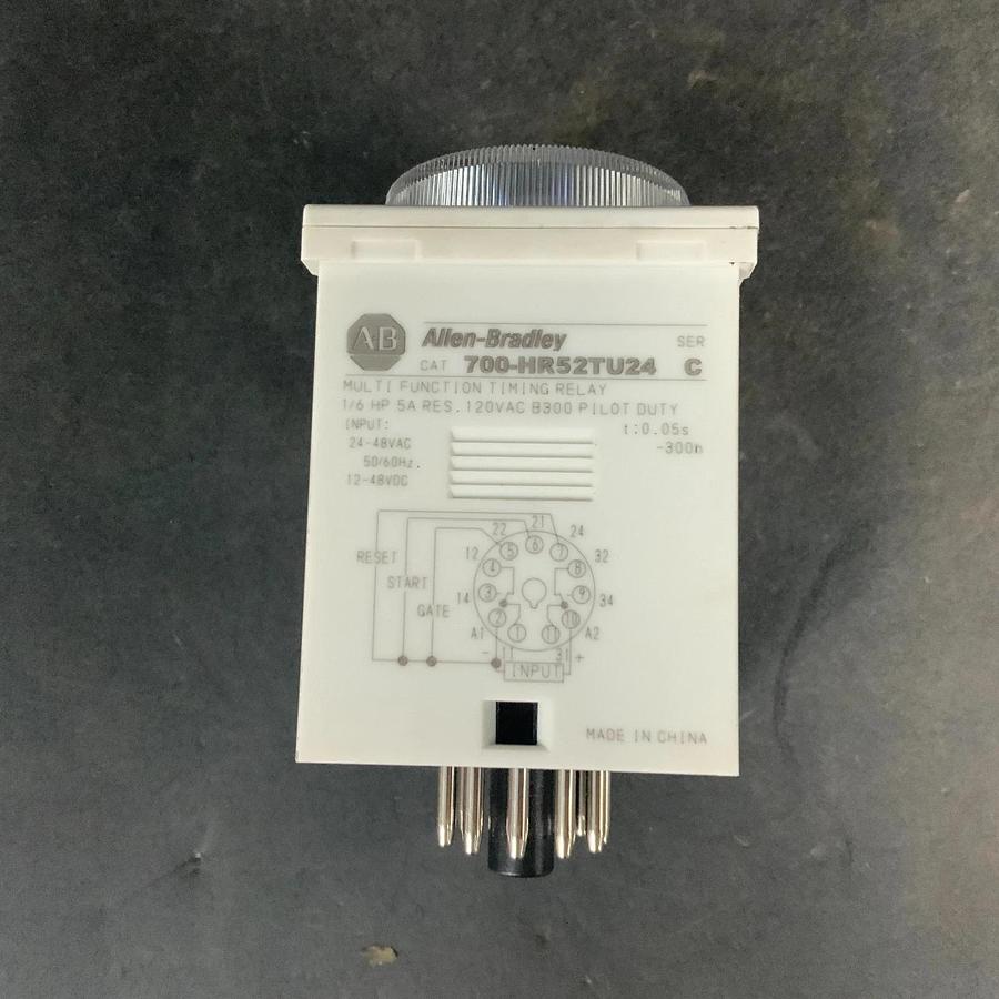Used ALLEN BRADLEY 700-HR52TU24 SER C TIMING RELAY ($65 OBO)