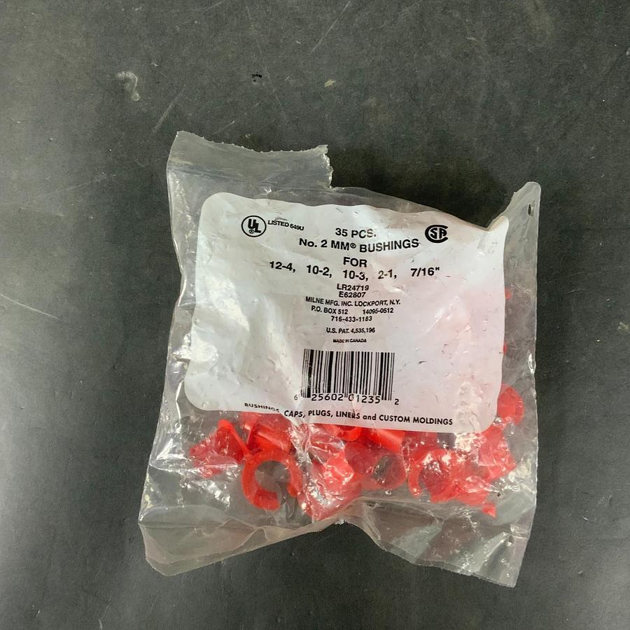 Used MLINE INC LR24719 NO. 2MM BUSHINGS - QTY 29 ($8 OBO)