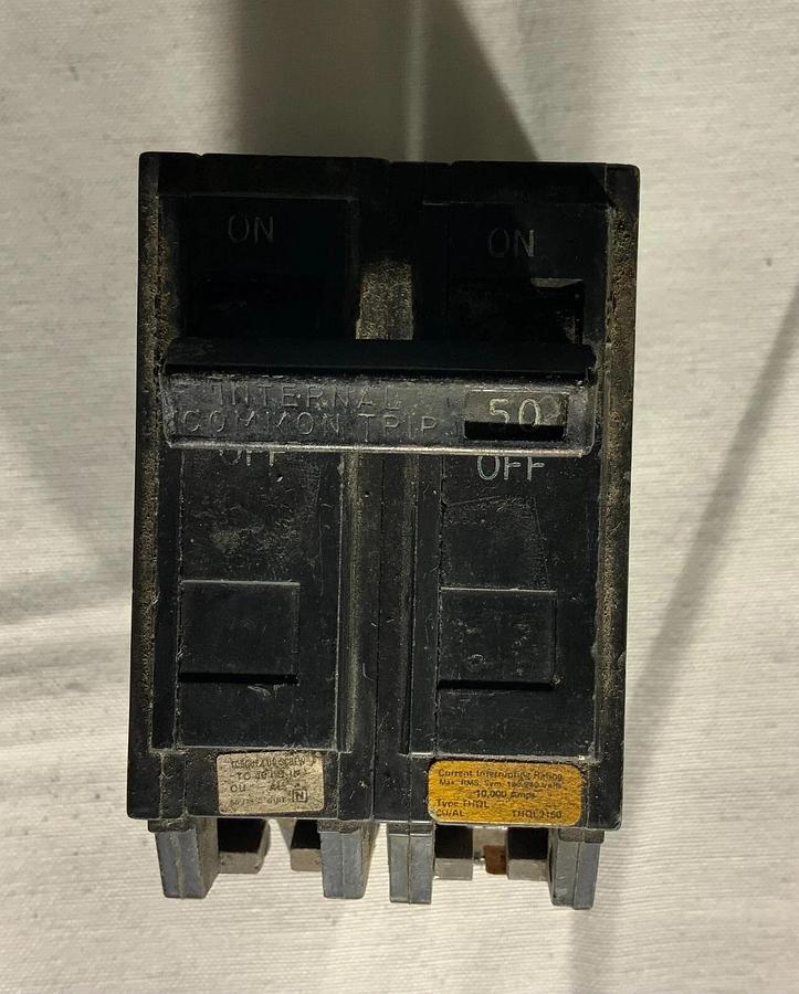 GENERAL ELECTRIC THQL2150 50 A ($34.99/EACH OBO)