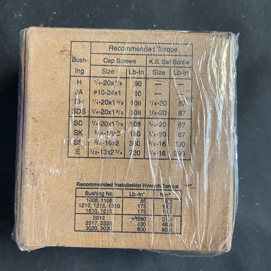 Used BALDOR DODGE 7L20L0075-2208 DYNA-SYNC SPK INDUSTRIAL POWER TRANSMISSION OEM NEW