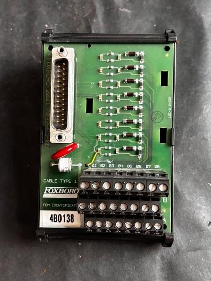 Used FOXBORO 4B0138 TERMINATION ASSEMBLY