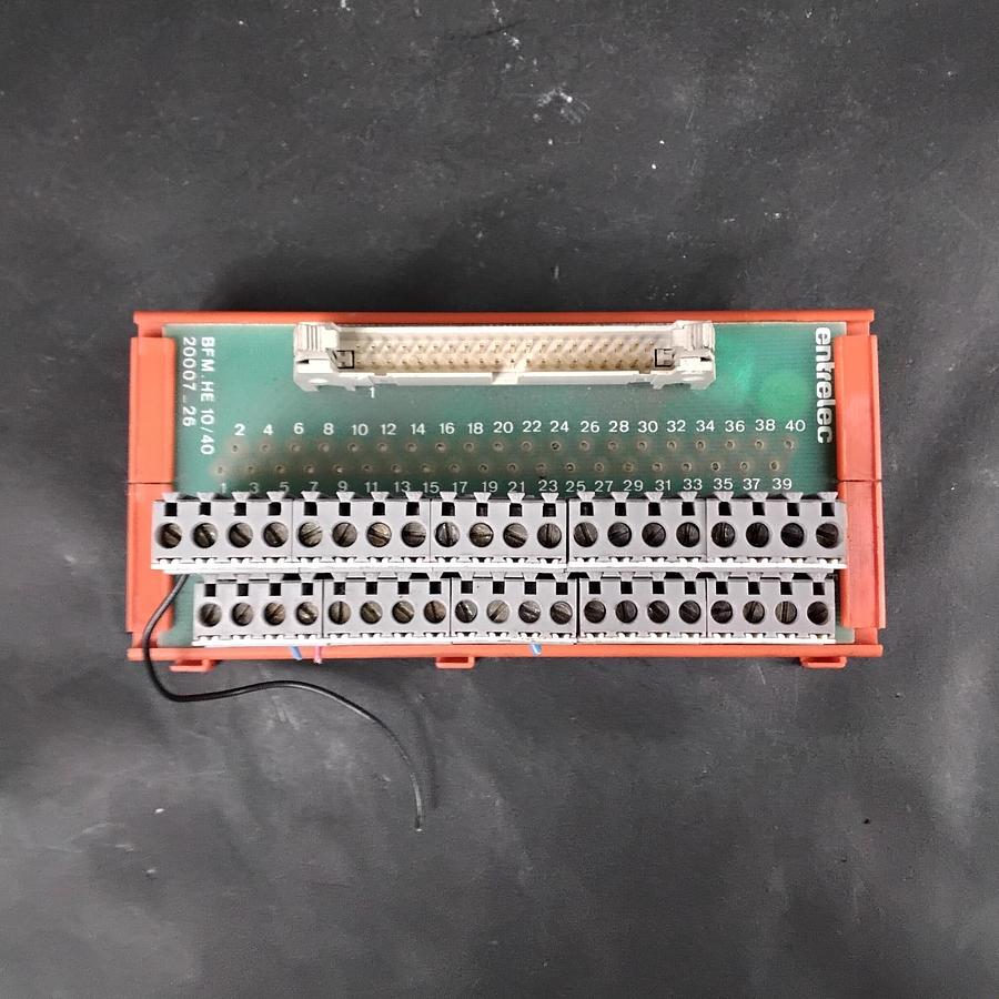 Used ENTRELEC BFM HE 10/40 INTERFACE MODULE CONNECTOR ($15 OBO)