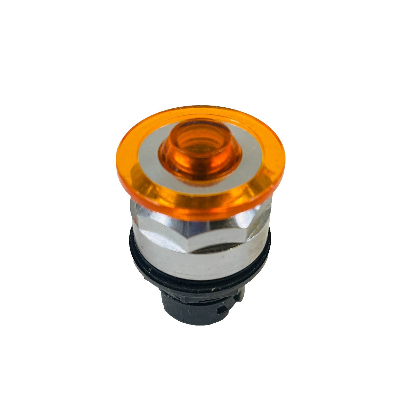 Used CUTLER HAMMER E22WA PUSH-PULL BUTTON AMBER ILLUMINATED 2-POS NEW OPEN BOX