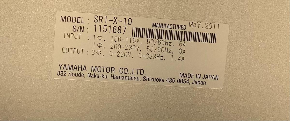 Used YAMAHA SR1-X-10 ROBOT CONTROLLER ($140 OBO)