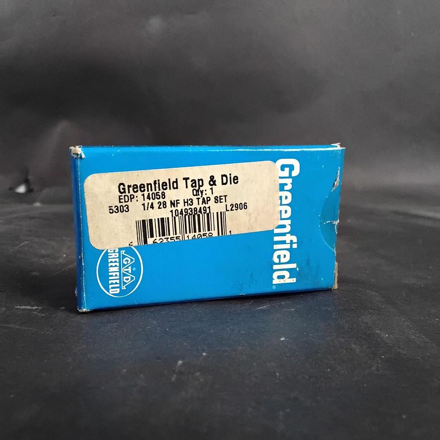 Used GREENFIELD 1/4 28NF H3 TAP - SET OF 3 ($30 OBO)