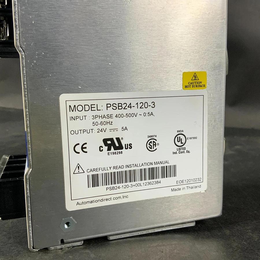 Used AUTOMATION DIRECT RHINO PSB24-120-C INDUSTRIAL POWER SUPPLY ($70 OBO)