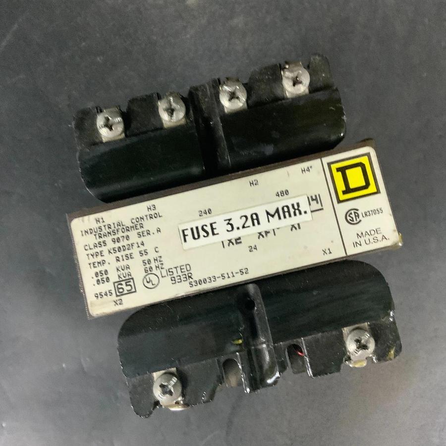 Used SQUARE D 9070-K50D2F14 INDUSTRIAL CONTROL TRANSFORMER ($35 OBO)