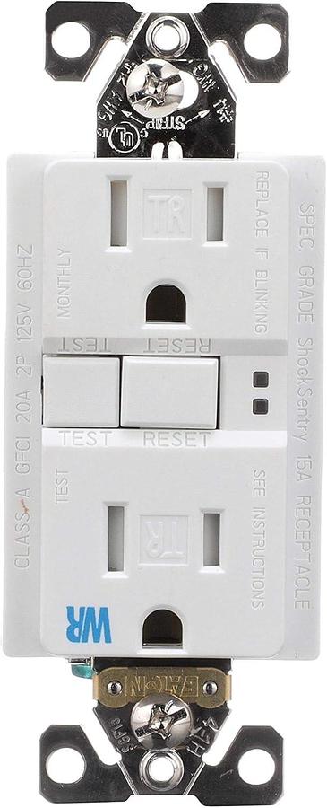 EATON DD-TWRSGF15W GFCI RECEPTACLE ($10 OBO)