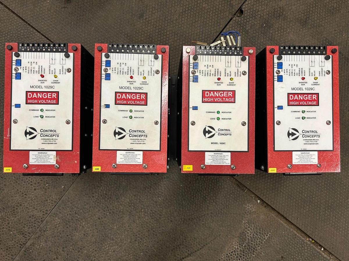 Used Control Concepts 1029C-P30/50-480V-50A-R4/20MA-IPOT-IL30 (6 TOTAL!) ($600 EACH)