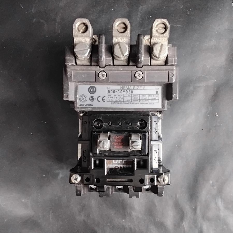 Used ALLEN BRADLEY 500-C0*930 CONTACTOR ($150 OBO)