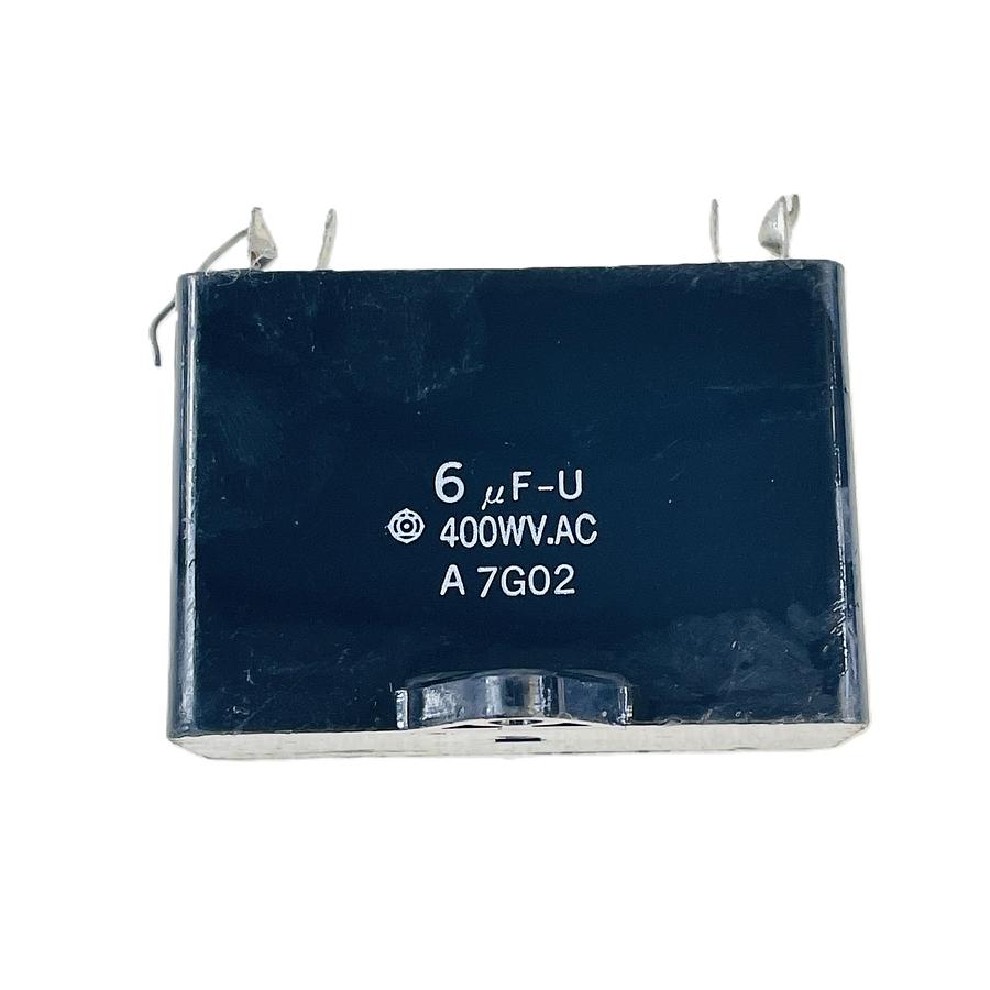 Used SHIZUKI A7G02 MOTOR RUN CAPACITOR 6uF 400WV.AC