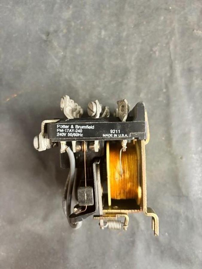 Used POTTER & BRUMFIELD PM-17AY-240 OVERLOAD RELAY