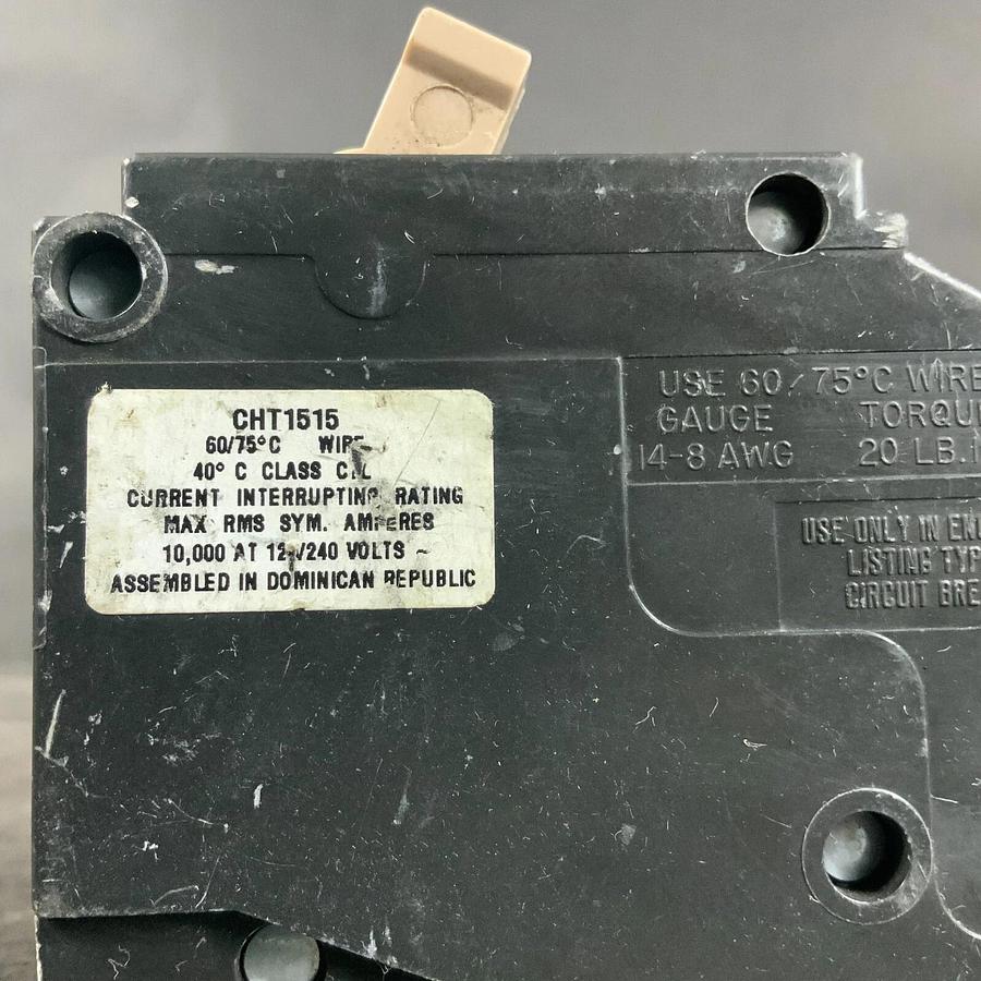 Used EATON M-1641 TWO 1 POLE CIRCUIT BREAKER ($15 OBO)