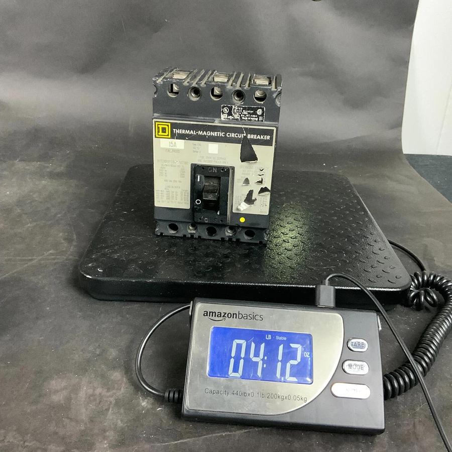 Used SQUARE D FAL34015 CIRCUIT BREAKER ($40 OBO)