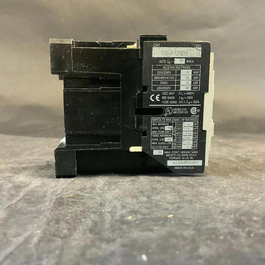Used ALLEN BRADLEY 100-A12ND3 B CONTACTOR ($15 OBO)