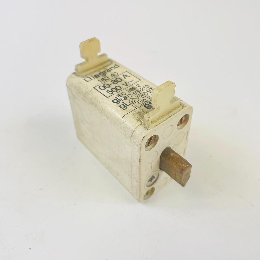 Used LEGRAND 16340 FUSE 00-80A 500V INDUSTRIAL ELECTRICAL REPLACEMENT