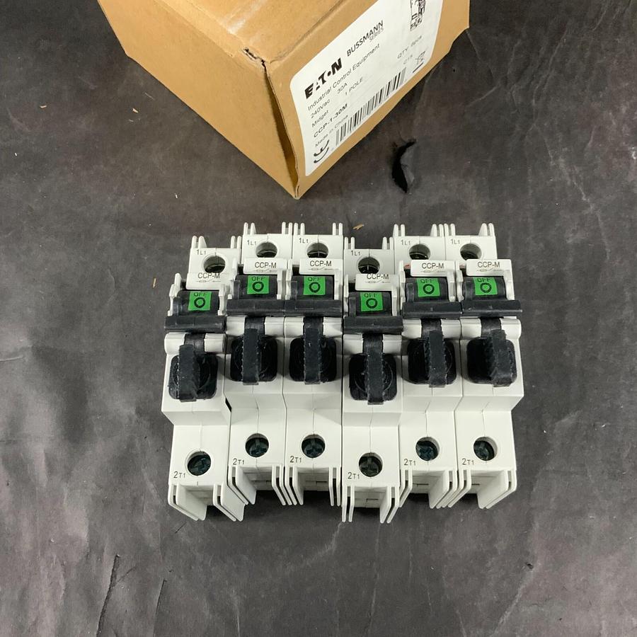 EATON CCP-1-30M CIRCUIT BREAKERS - SET OF 6 ($45 OBO)