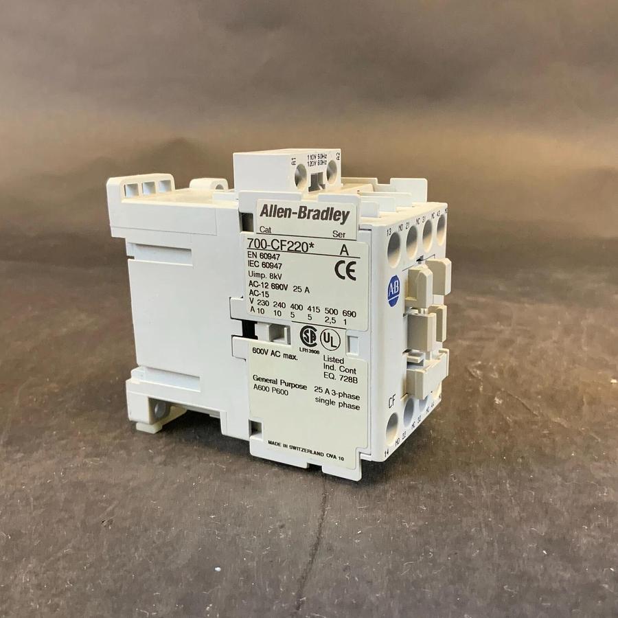 Used ALLEN BRADLEY 700-CF220A CONTROL RELAY ($10 OBO)