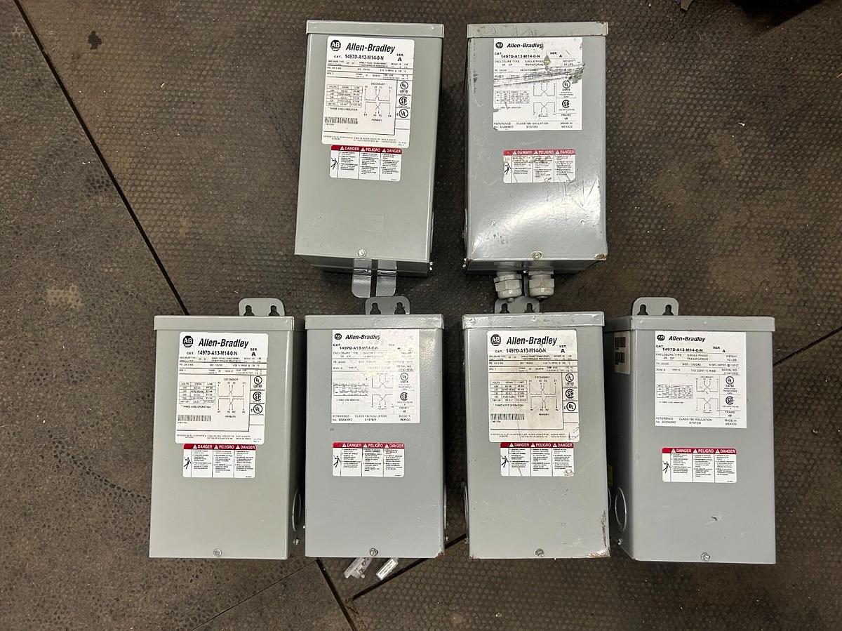 Used Allen Bradley 1497D-A13-M14-0-N Transformer 2kVA ($199.99/ea OBO!!!) 6 TOTAL