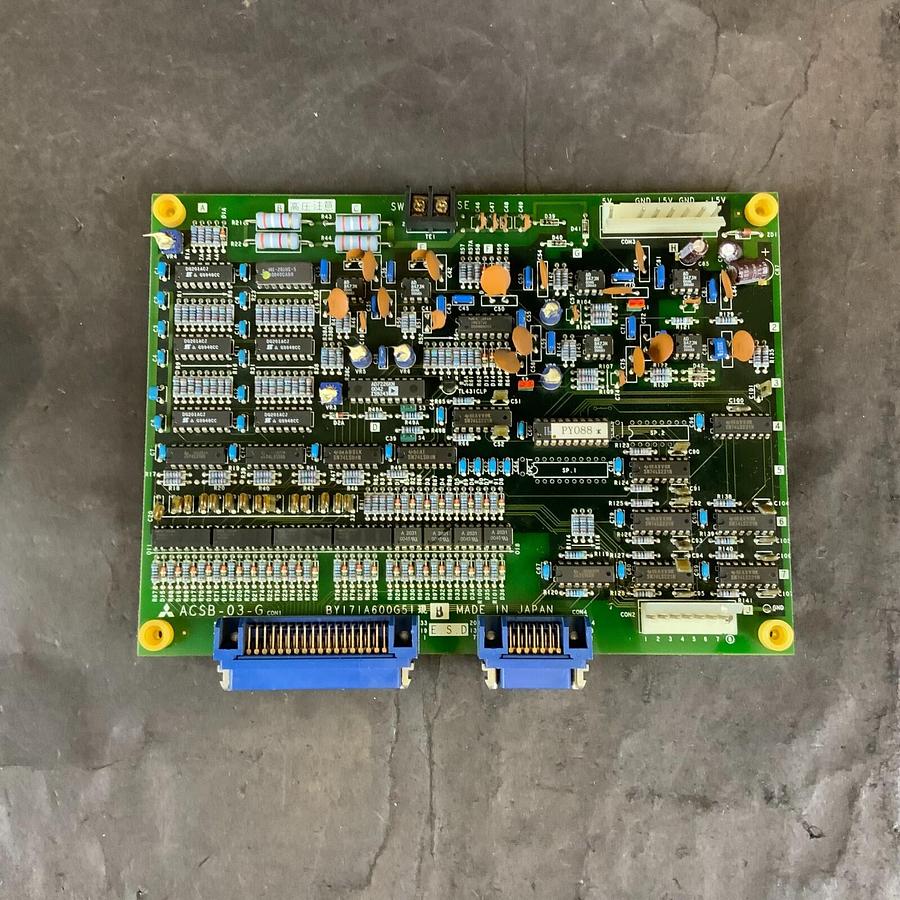 Used MITSUBISHI ACSB-03-G BY171A600G51 PC BOARD ($70 OBO)