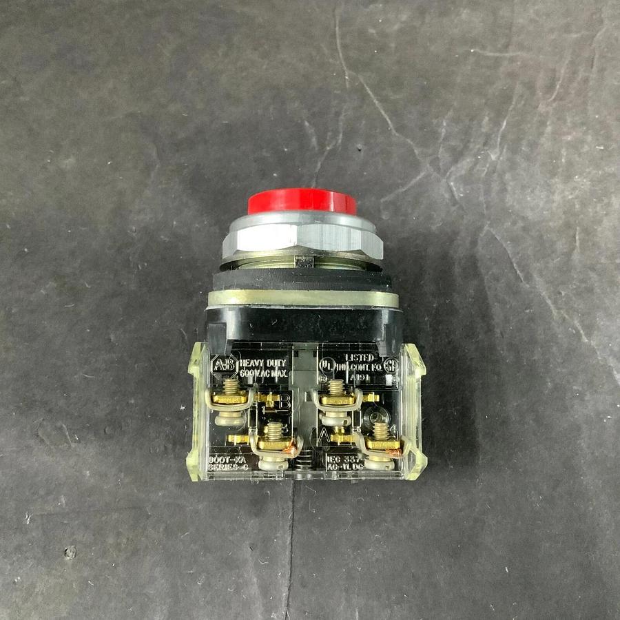 Used ALLEN BRADLEY 800T-B RED PUSHBUTTON ($10 OBO)