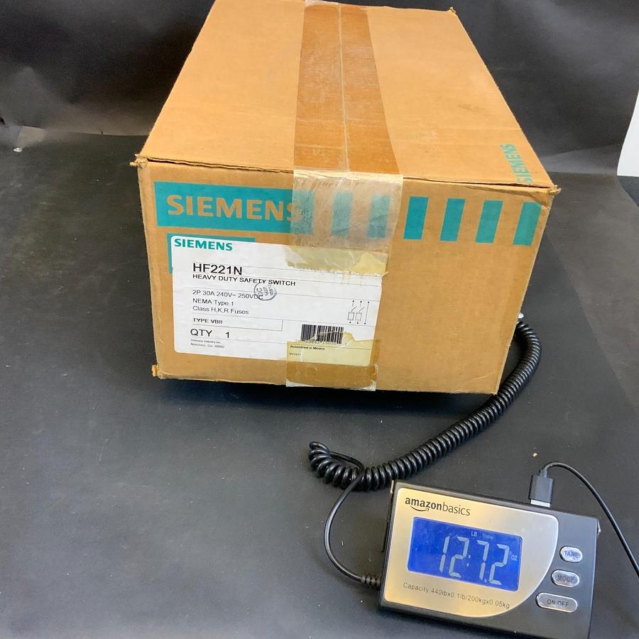Used SIEMENS HF221N HEAVY DUTY SAFETY SWITCH ($35 OBO)
