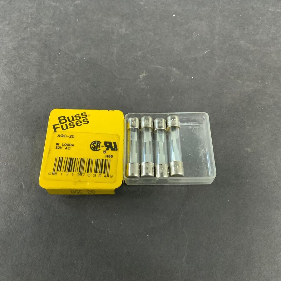 BUSSMANN AGC-20 FUSE - SET OF 4 ($5 OBO)