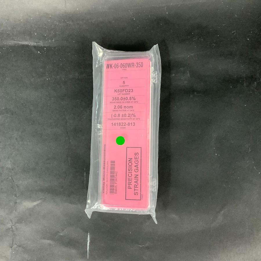 MICRO-MEASUREMENTS WK-06-060WR-350 PRECISION STRAIN GAUGE - BOX OF 5 ($25 OBO)